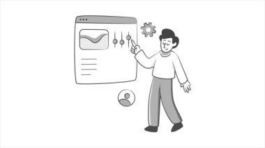 Kontrol paneli 2D Animasyon MP4 Dosyası