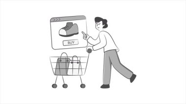 E-Ticaret 2D Animasyon MP4 Dosyası