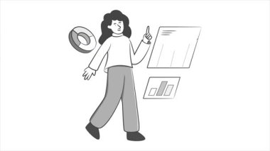 Görsel Veri 2D Canlandırma MP4 Dosyası