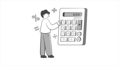 Hesaplayıcı 2B Animasyon MP4 Dosyası