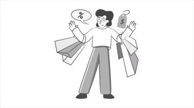 Siber Pazartesi 2D Animasyon MP4 Dosyası