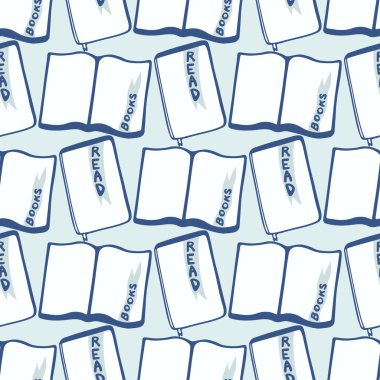 Kitaplar seamless modeli.