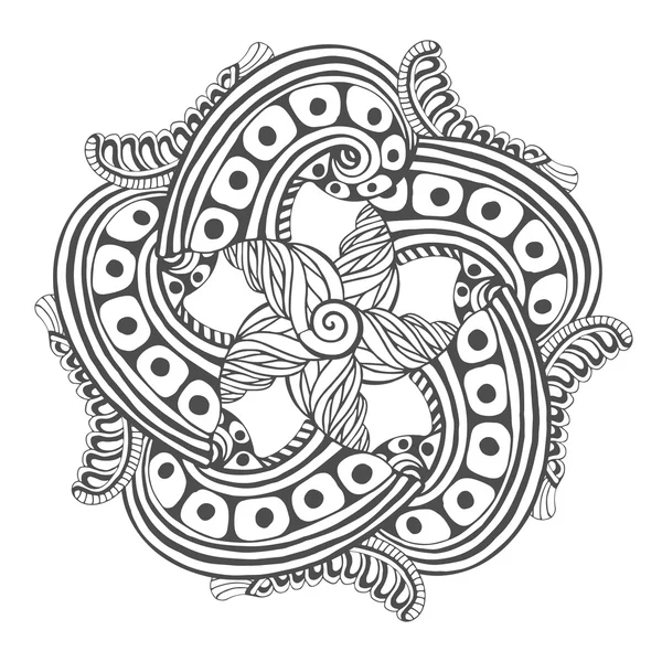 Mandala for coloring book pages. — Stock Vector