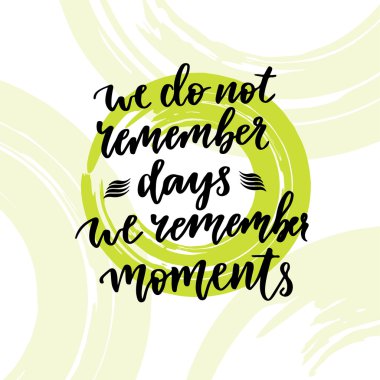 İlham ve motivasyon el yazısı yazı. 