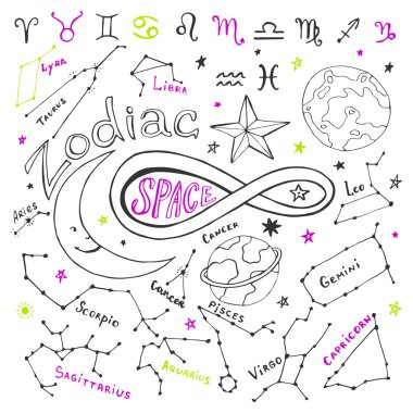  Doodle burç set  