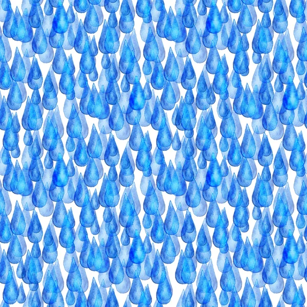 Watercolor water drops — Stock Photo, Image