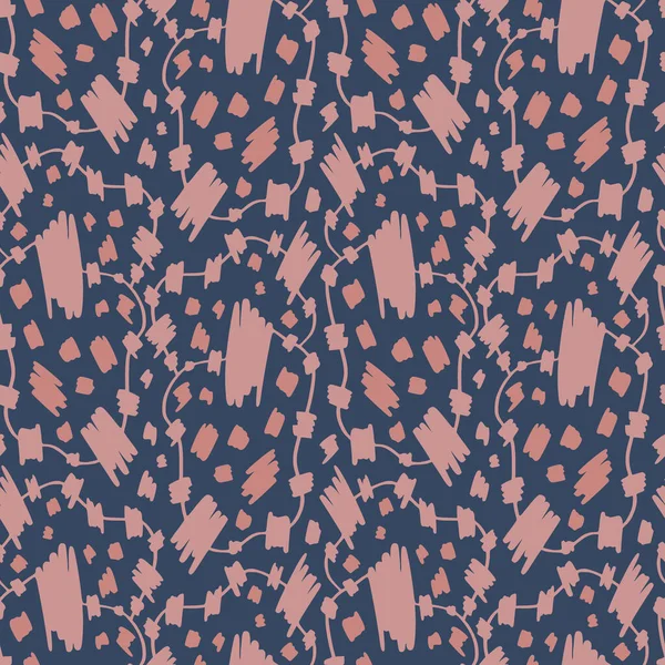 Minimalistický Umělecký Vzor Růžových Skvrnách Pro Módní Textilní Design — Stockový vektor