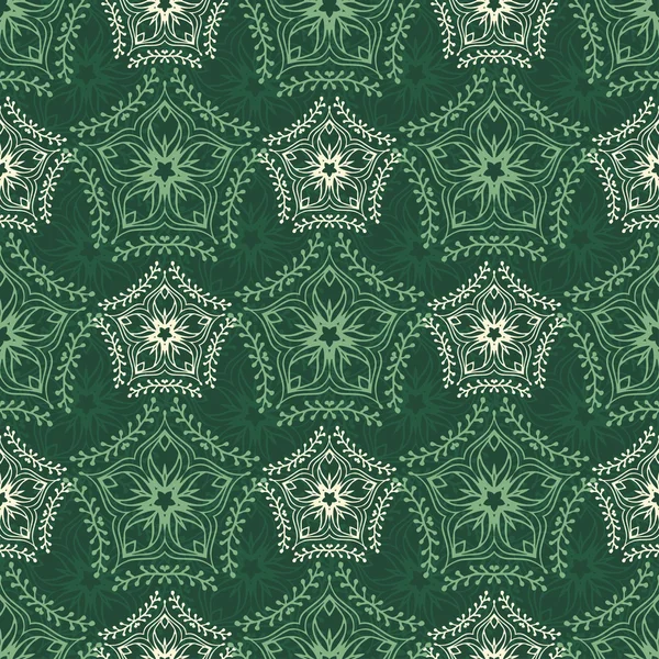 Dekorative nahtlose Muster mit floraler Schönheit Vintage-Ornament für das Design. Vektorgrafik — Stockvektor