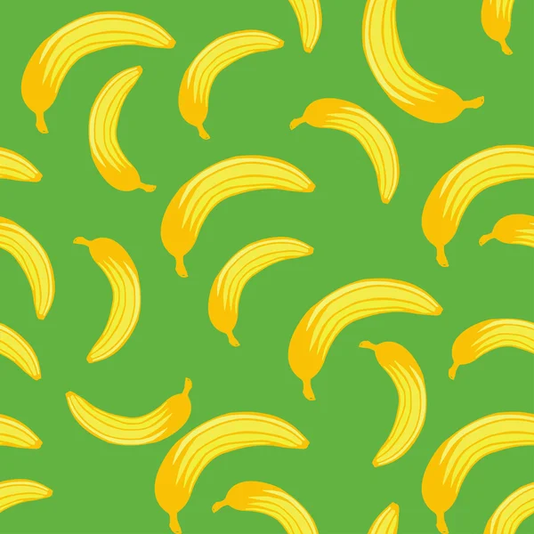 Banana modello senza soluzione di continuità — Vettoriale Stock