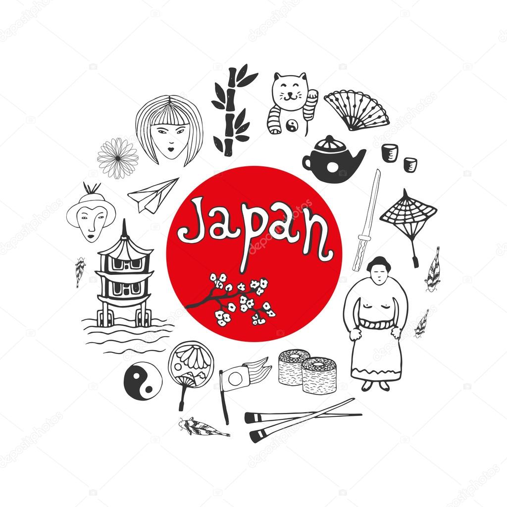 Japan culture elements for design