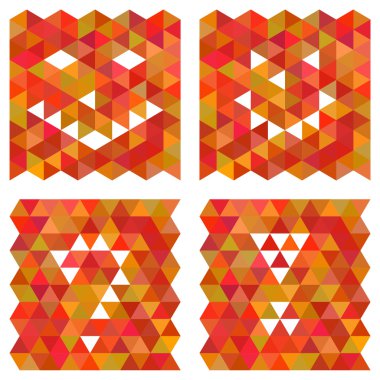 soyut üçgen seamless modeli,