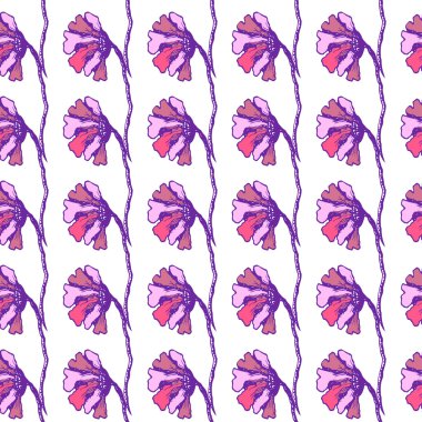 şirin seamless modeli çiçekli.