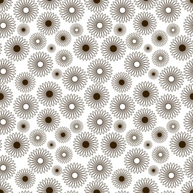 şirin seamless modeli çiçekli.