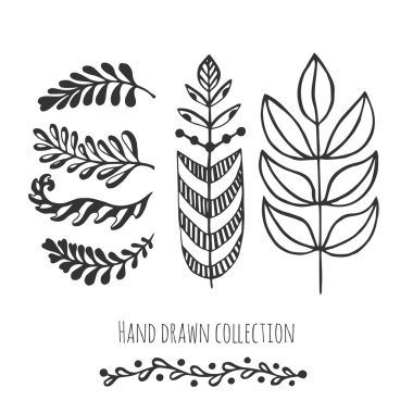 Etnik koleksiyonu ile stilize doodle bırakır.