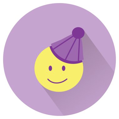 Smile face icon good day