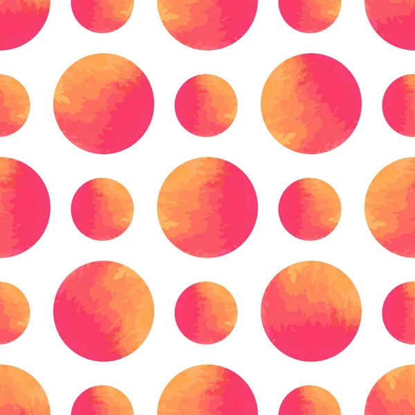 Orange pink textured circles — Stock vektor