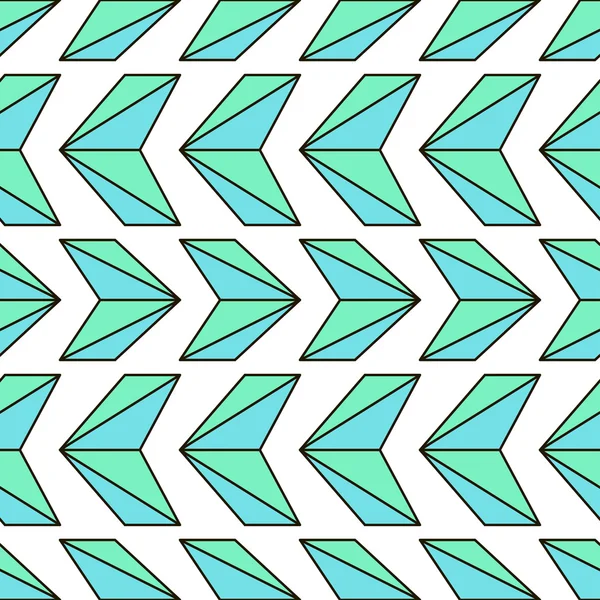 추상 삼각형 완벽 한 패턴, — 스톡 벡터
