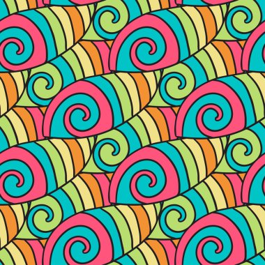 Colorful waves pattern. clipart