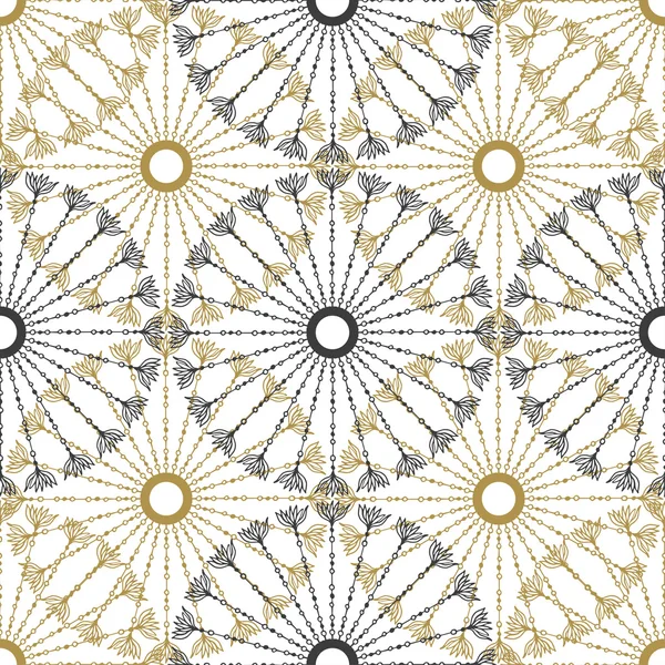 Kesintisiz geometrik vintage desen.