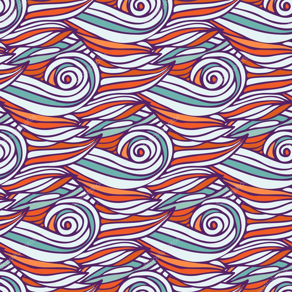 Colorfu abstract waves pattern.