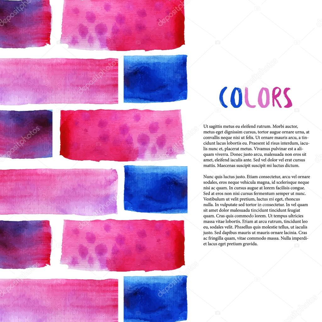 Abstract watercolor background.