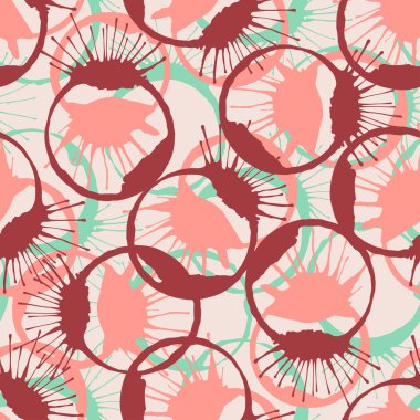 Renkli Mürekkeplenmiş sıçramalarına sorunsuz doku.