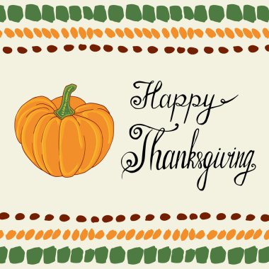 Şükran günü kaligrafi poster