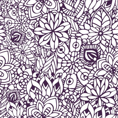 Zentangle boyama sayfası.