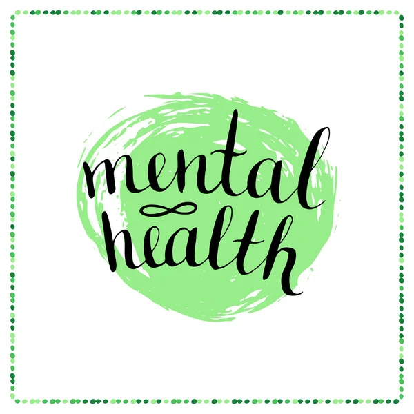 Mental health vector — Stock Vector