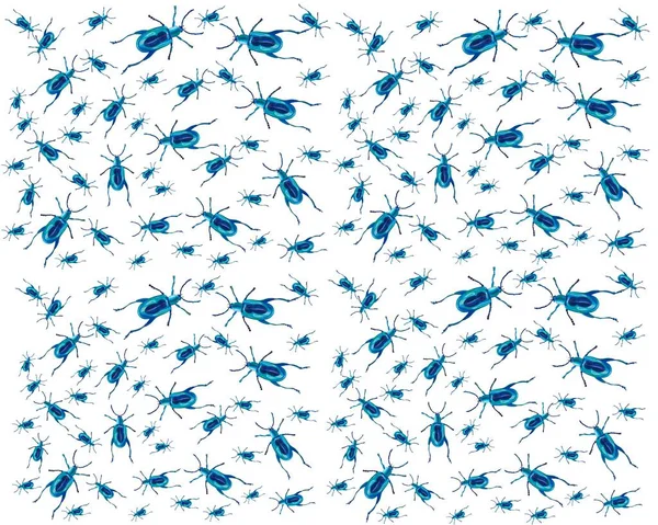 Insect Bug Patterns Cards Fabrics Planet — Stock Photo, Image