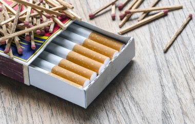 Tütün sigara kibrit kutusu