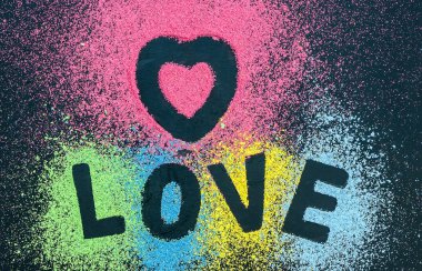 tebeşir tozu tasarım metin ile