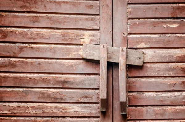 Old wooden lock — Stock Photo, Image