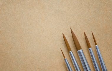 Boya fırçaları sanat