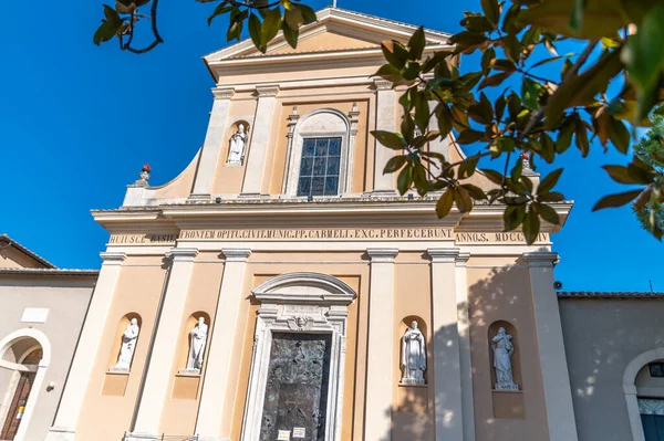 Terni Italia Octubre 2020 Iglesia San Valentino Sus Detalles Arquitectónicos — Foto de Stock