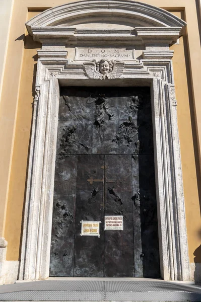 Terni Italia Octubre 2020 Iglesia San Valentino Sus Detalles Arquitectónicos —  Fotos de Stock