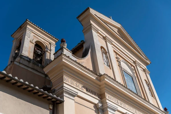 Terni Włochy Października 2020 Kościół San Valentino Jego Szczegóły Architektoniczne — Zdjęcie stockowe