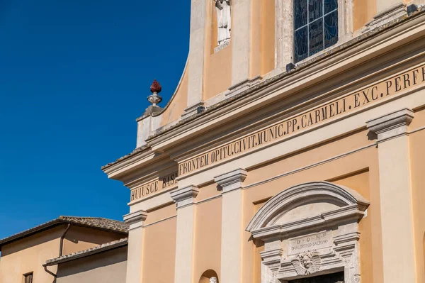 Terni Itália Outubro 2020 Igreja San Valentino Seus Detalhes Arquitetônicos — Fotografia de Stock