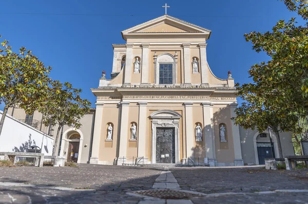 Terni Italia Octubre 2020 Iglesia San Valentino Sus Detalles Arquitectónicos — Foto de Stock