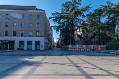 Terni, İtalya Eylül 01: 2020 Cornelio Tacitoa Terni Meydanı