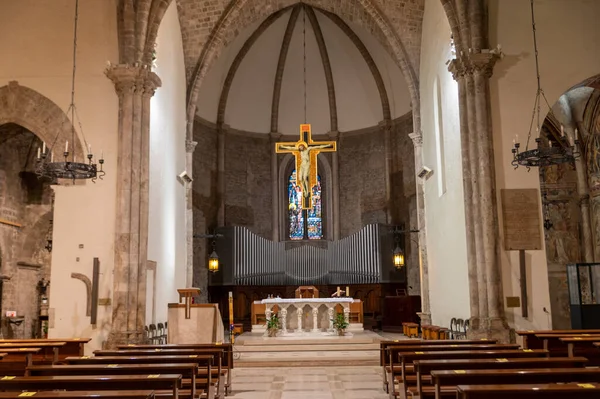 Terni Italy November 2020 Altare Kyrkan San Francesco Terni — Stockfoto