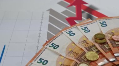 Kağıt grafikli 50 euro banknot