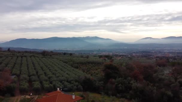 Terni Vadisi 'nin hava görüntüsü. — Stok video