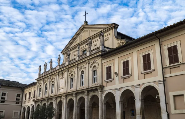 Terni Włochy Luty 2021 Katedra Teni Stotycznej Części Miasta — Zdjęcie stockowe