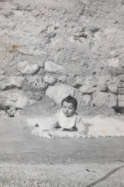 umbria, İtalya 10 Haziran 1960: 60 'lardaki çocukların portresi