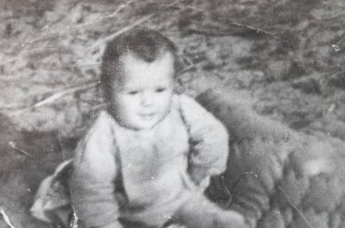 Terni, itali May 15 1960: 60 'larda portre çocuğu