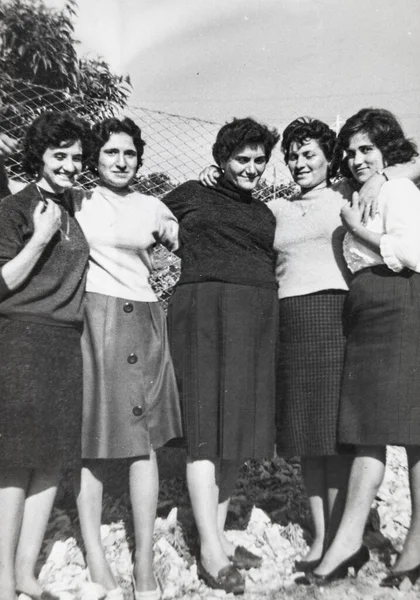 Terni Italie Mai 1960 Portrait Personnes Dans Les Années — Photo