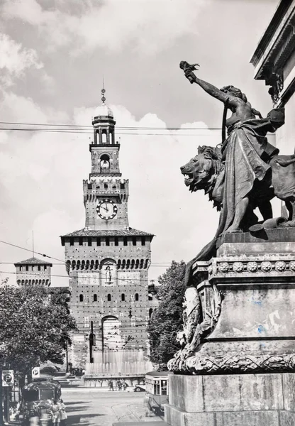 Milano Italy March 1960 City Milan 1960S — Stock Photo, Image