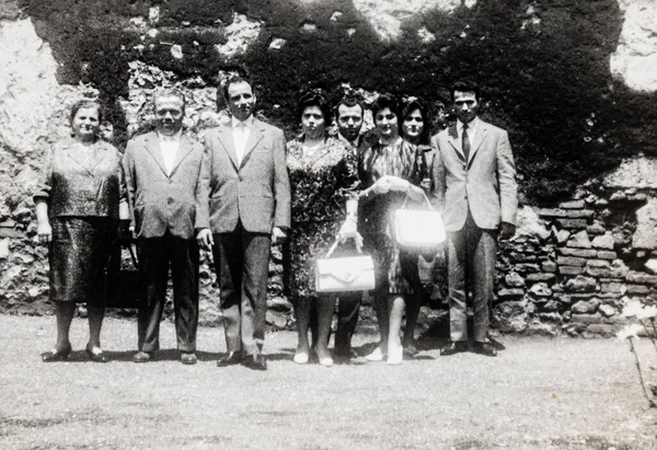 Terni Itália Maio 1960 Retrato Família Década — Fotografia de Stock