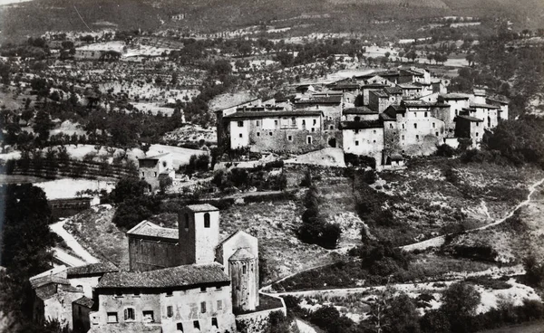 Perugia Italy September 1950 Landscape Castel San Felice Perugia 1950 — 스톡 사진